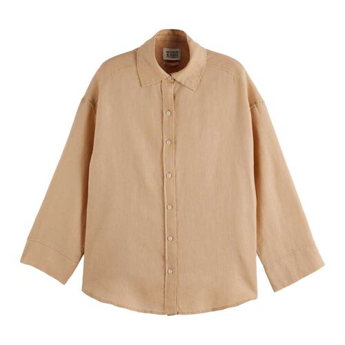 Scotch & Soda Wide Sleeve Linen Shirt